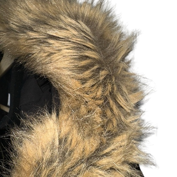 CALVIN KLEIN  WOMENS SMALL BLACK PUFFER PARKA JACKET HOODED DOUBLE ZIPPER SIZE S - Picture 4 of 16